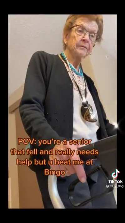 She runs the nursing home no question