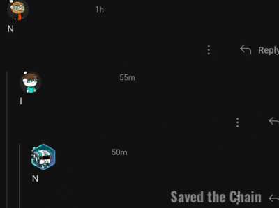 Man saved the Chain...