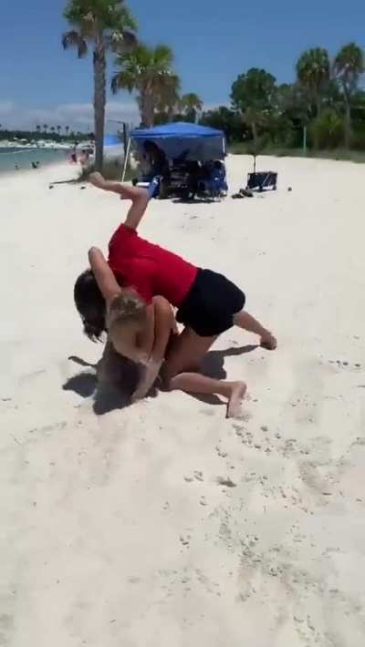 “How’s that taste?” Sunwest beach in Hudson Florida