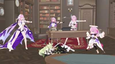 When Elysia doesn't want to leave Mobius (California Gurls)