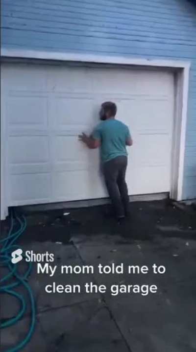 Saw the original garage video on the Daily Dose of Internet youtube channel, thought I would edit it to be more accurate
