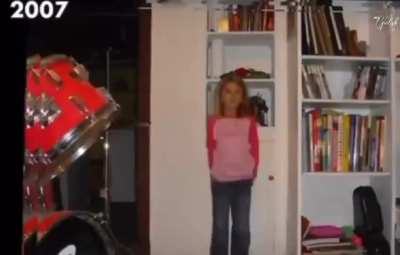 Father takes photo of his daughter every week until she turns 17.