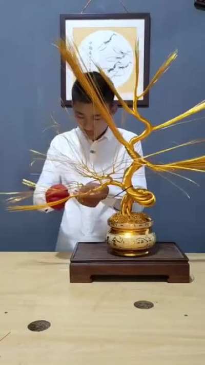Making Bonsai tree out of a wire