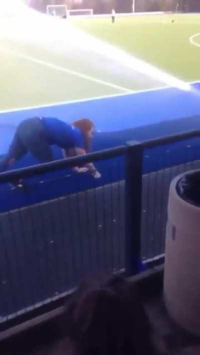 Worst pitch invader ever