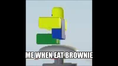 brownie taste funni
