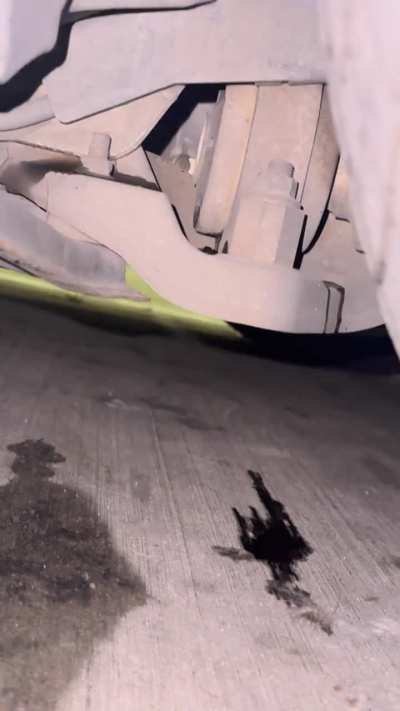 Lower control arm bushing leaking