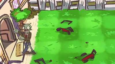 Zombies On Your Lawn by Peargor