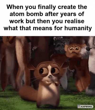 Oppenheimer moment