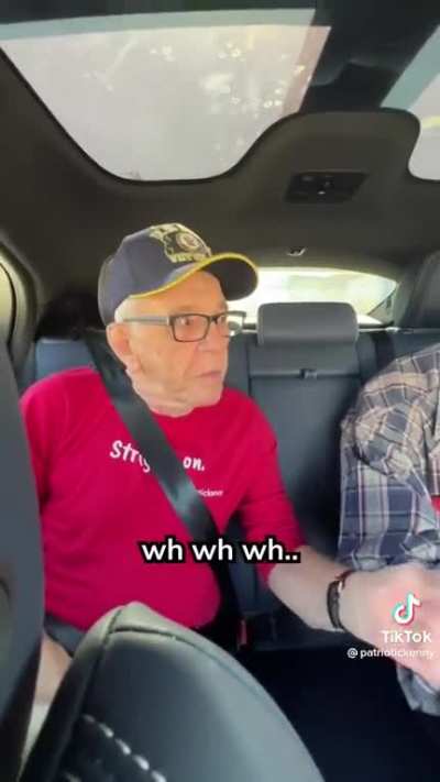 81 year olds in a self driving car