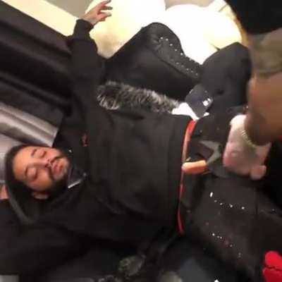 How did they manage to set it up without waking him up