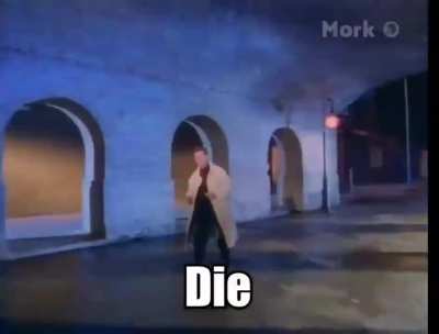 he's never gonna...