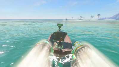 [TotK] To the Visible Boat Mobile!