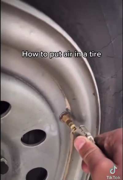 Technically it was full of air