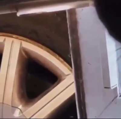 House cat meets outside cat (Sound on)