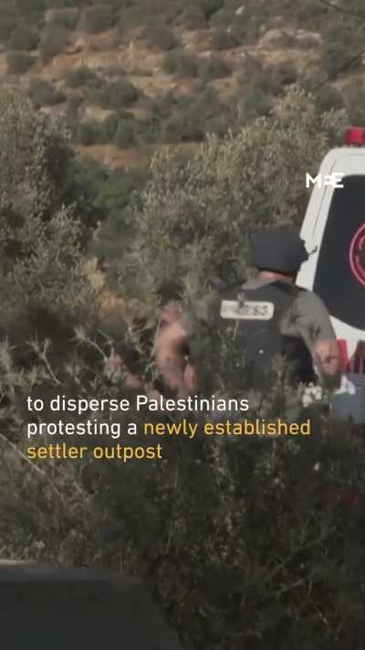 Several journalists were injured by Israeli forces' live ammunition in the Palestinian village of Deir Abu Mash'al, occupied West Bank