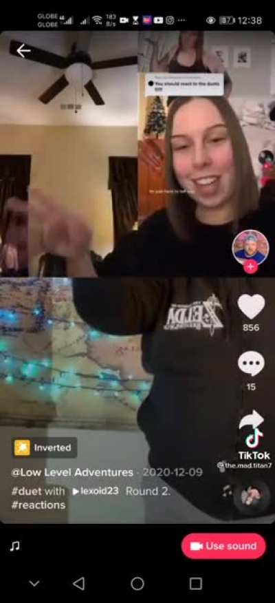 Aynı kadına bu videoya react yapıp düet çek demişler kadın yapmicam diyo şimdi de bu videosuna yapmışlar sonu süprizli
