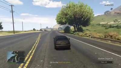 My friend and I were doing our first heist and I thought this was a cool way of evading the cops