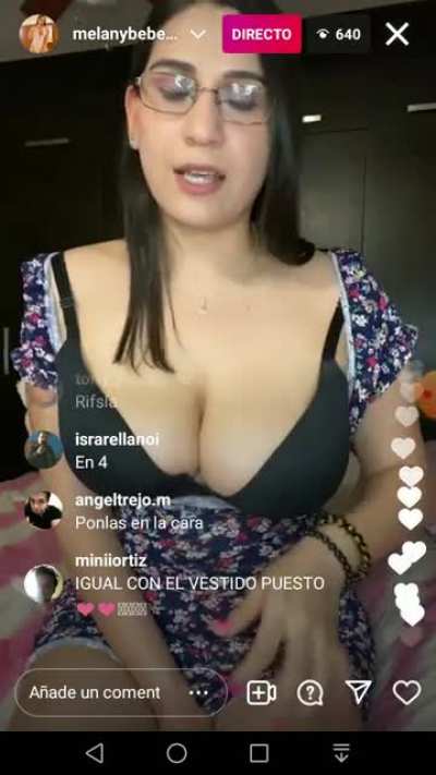 Directo de ayer Melanybebe14 xfa siganla, video rico