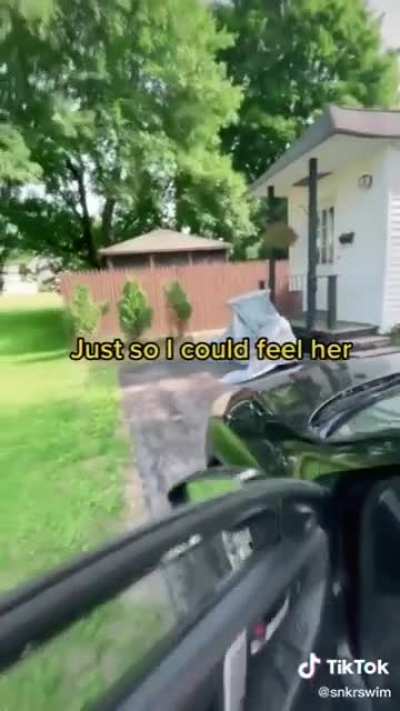 Sweet guy surprising his girl