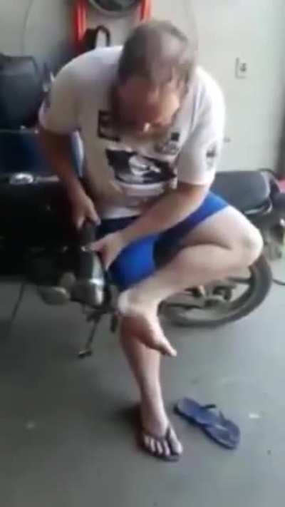 mending...