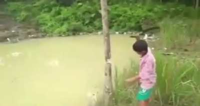 Don't let your kids play with machete