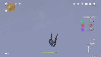 I was trying to reach that Hilichurl and this happened