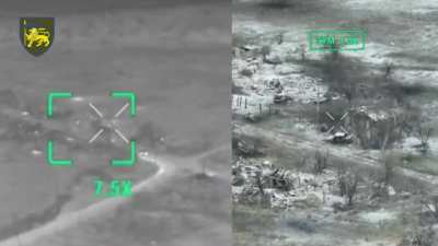 A compilation of footage released by the 60th Separate Mechanized Brigade of their work in Luhansk Oblast in the Terny direction. (Released 31st December 2024, music from source)