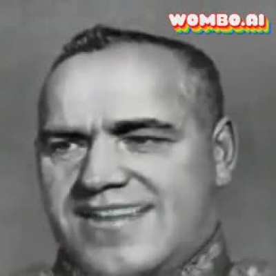 Zhukov after the battle of stalingrad and he utterly crushes the German 6th army