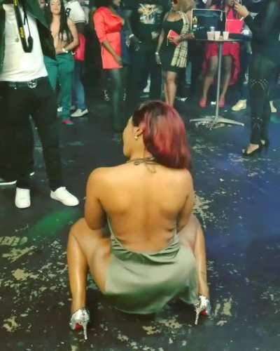 Twerking in public