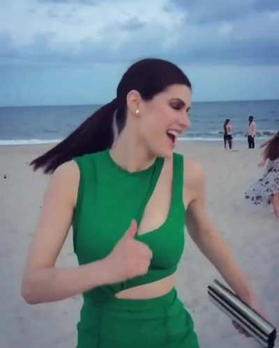 At the beach...