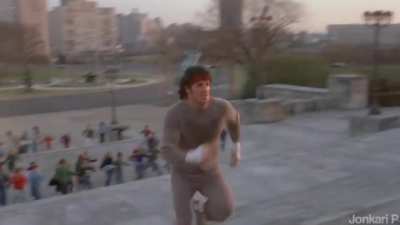 Rocky punches it into gear
