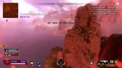 *Hears gunshots in the distance.* Octane:
