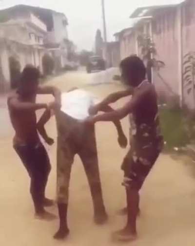 Only way to put pants on