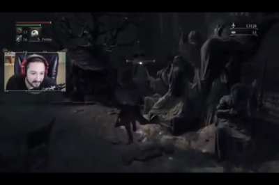 Trying to make friends in bloodborne