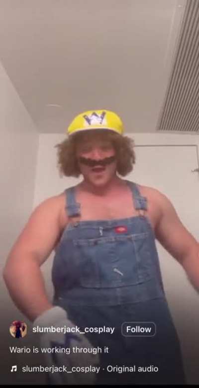 Wario is afraid