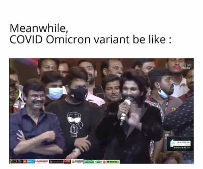 Vastunnadu COVID mogudu Omicron