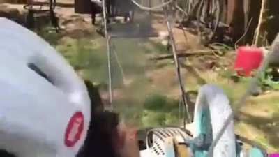 Homemade helicopter