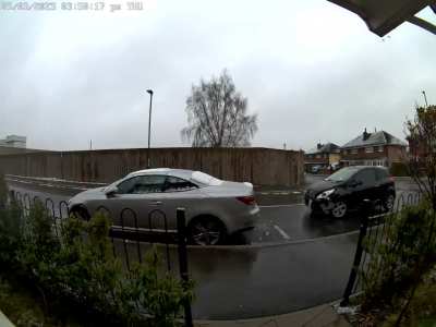 Hit and Run by a neighbour 😂