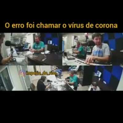 Não deveria ter chamado o vírus de corona