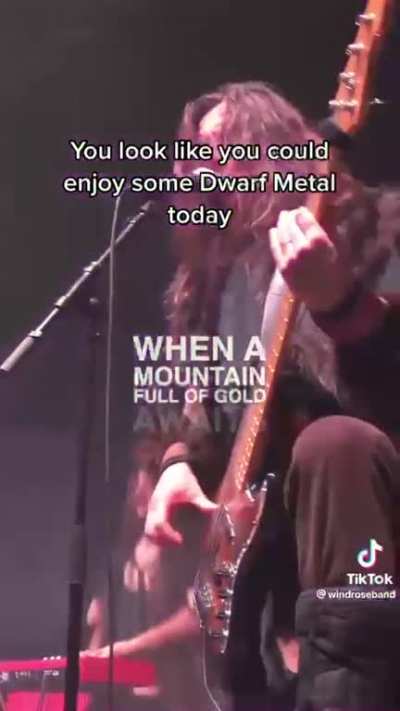 I don't know how many of know this or want to know this but there is a band that makes dwarf metal and it is fucking epic