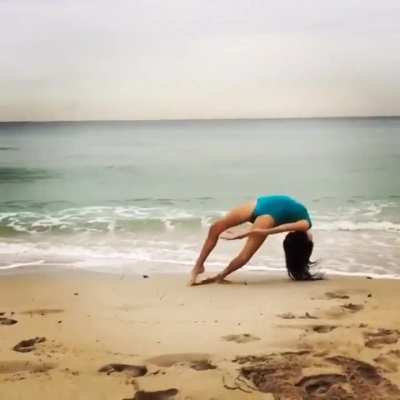Doing a front flip