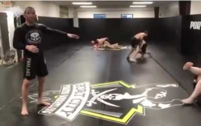 Good execution of the takedown