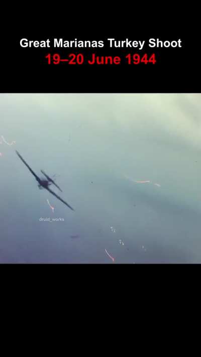 WW2, 1944: F6F Hellcats Attack A6M Zeros in the Battle of the Philippines nicknamed 