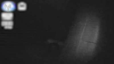 A dog from the Oketz unit identifies a car bomb