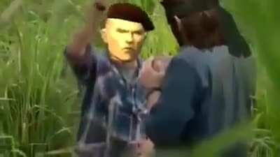when naked snake meets ocelot for the first time