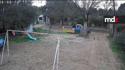 Toay, La Pampa.

Se robó el fútbol: entró al patio de una casa y se llevó dos arcos en una camioneta