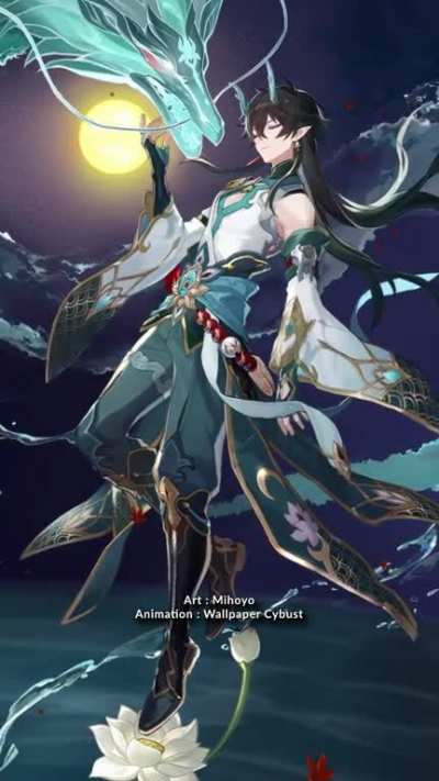 I animated Imbibitor Lunae Splash Art.