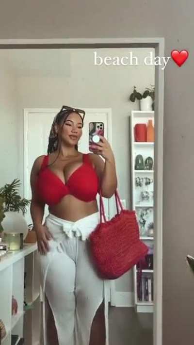 Red bikini