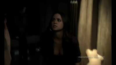 Eliza Dushku Knees Two Men in the Balls, Punches Another One in the Balls and Then Wakes up a Man by Pressing Her Foot Into His Balls in Dollhouse 1x3, 1x12, 2x5, 2x6