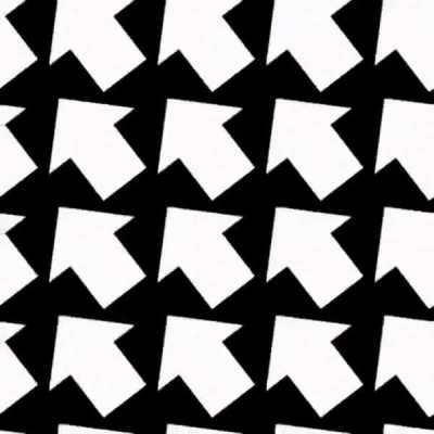 These spinning arrows. Is it black or white?